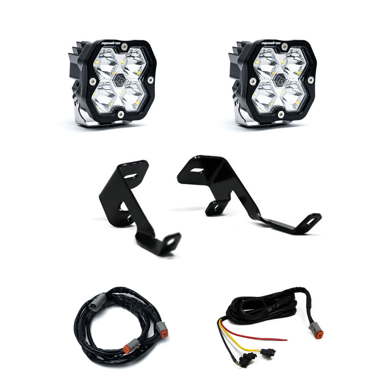 2015-2020 Ford F150 / 2017-2020 Raptor Baja Designs Squadron 2.0 Sport A-Pillar Ditch Light Kit