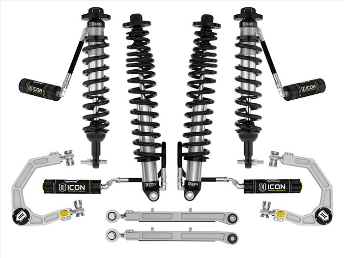 ICON 21-23 Bronco Non-Sasquatch, 3-4" Lift Stage 5 Suspension System, Billet UCA