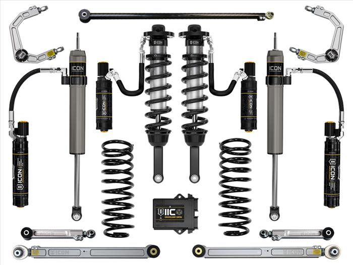 ICON 2010-2024 Toyota 4Runner, 0-3.5" Lift Stage 9 Suspension System, Billet UCA
