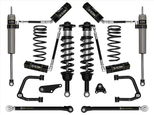 ICON 2024 Toyota Tacoma 1.25-3" Lift, Stage 7 Suspension System, Tubular UCA w/ Triple Rate Rear Springs