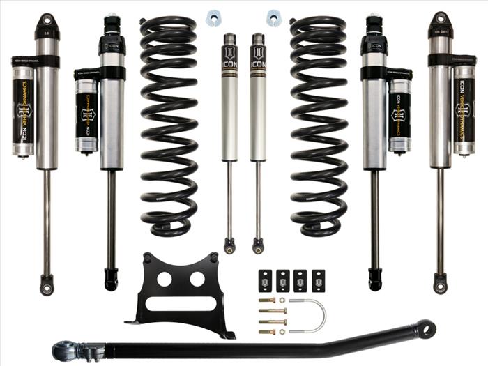 ICON 2005-2016 Ford F-250/F-350 Super Duty 4WD Diesel, 2.5" Lift, Stage 4 Suspension System