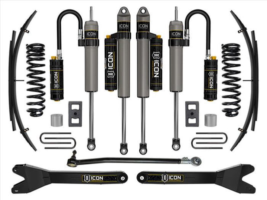 ICON 2023 Ford F-250/F-350 Super Duty 4WD Diesel, 2.5" Lift, Stage 4 Suspension System w/ Radius Arms and Expansion Packs