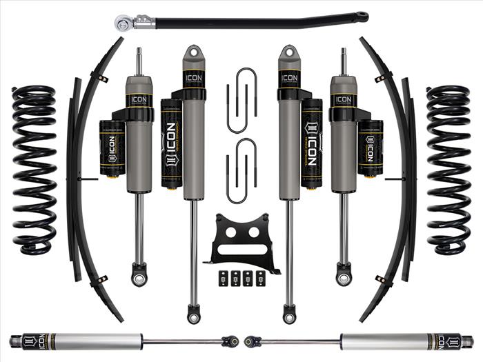 ICON 2008-2010 Ford F-250/F-350 Super Duty 4WD Diesel, 2.5" Lift, Stage 4 Suspension System w/ Expansion Packs