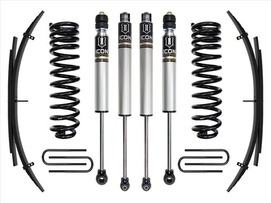 ICON 2011-2016 Ford F-250/F-350 Super Duty 4WD Diesel, 2.5" Lift, Stage 1 Suspension System w/ Expansion Packs