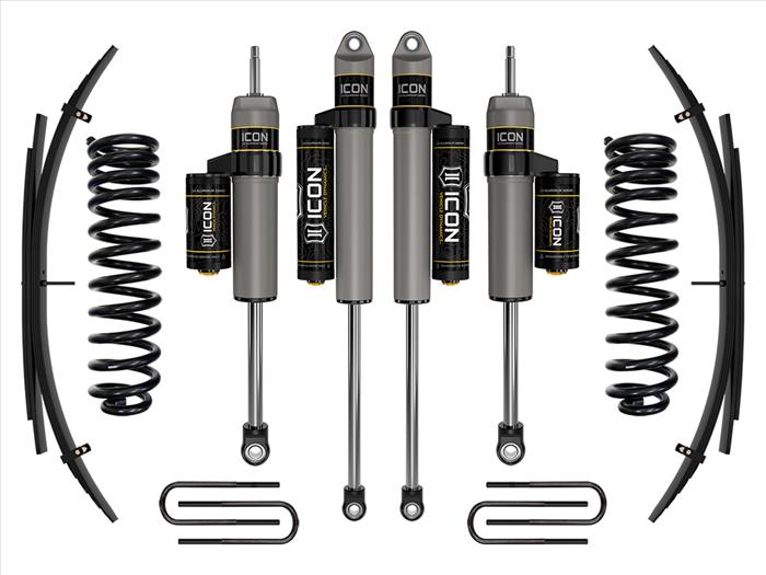 ICON 2011-2016 Ford F-250/F-350 Super Duty 4WD Diesel, 2.5" Lift, Stage 3 Suspension System w/ Expansion Packs