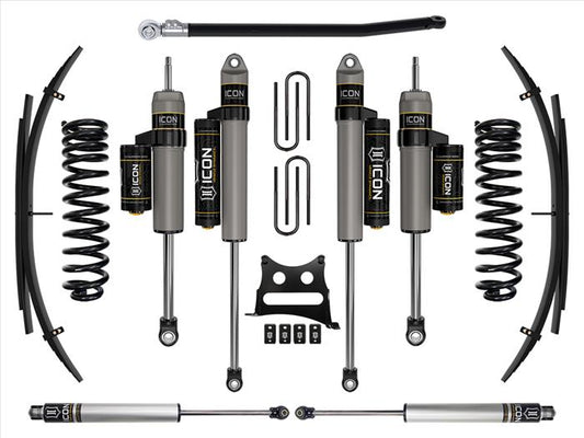 ICON 2011-2016 Ford F-250/F-350 Super Duty 4WD Diesel, 2.5" Lift, Stage 4 Suspension System w/ Expansion Packs