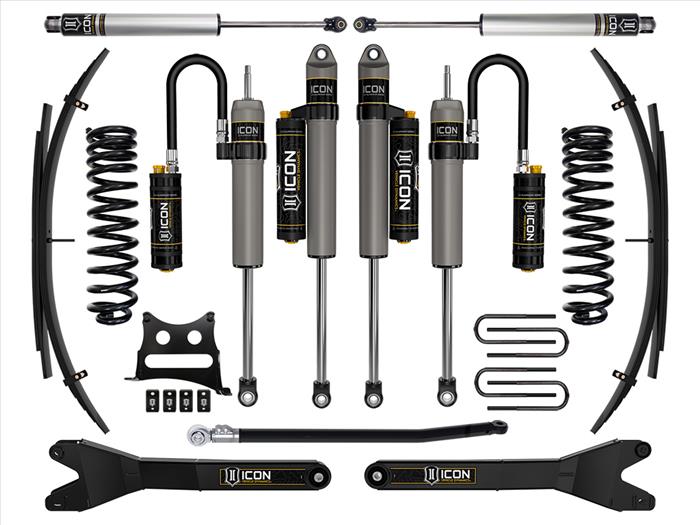 ICON 2011-2016 Ford F-250/F-350 Super Duty 4WD Diesel, 2.5" Lift, Stage 6 Suspension System w/ Expansion Packs