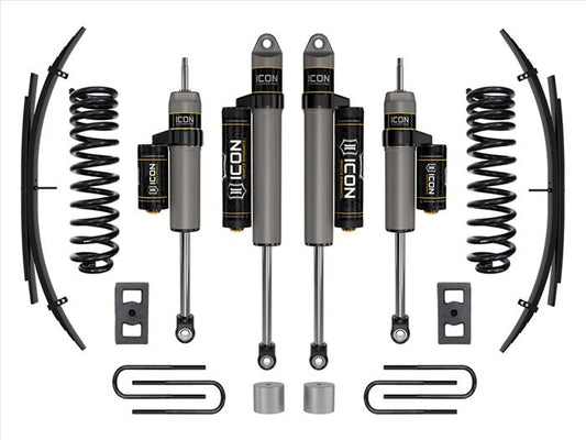 ICON 2023 Ford F-250/F-350 Super Duty 4WD Gas, 2.5" Lift, Stage 2 Suspension System w/ Expansion Packs