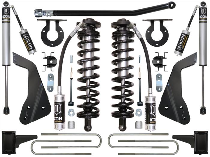 ICON 2005-2010 Ford F250/F350, 4-5.5" Lift, Stage 1 Coilover Conversion System