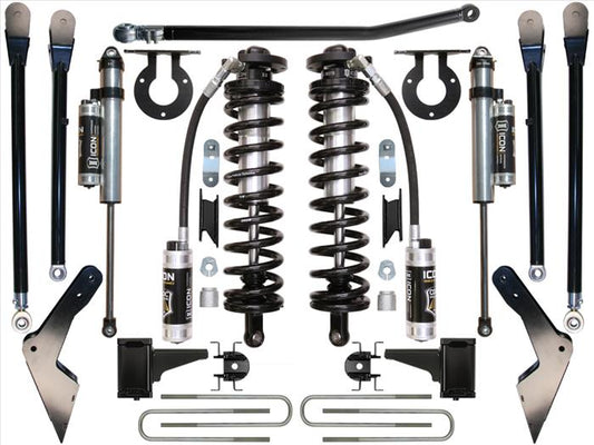 ICON 2008-2010 Ford F250/F350, 4-5.5" Lift, Stage 4 Coilover Conversion System