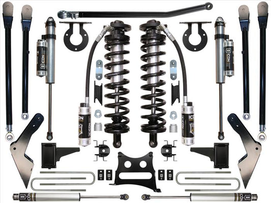 ICON 2008-2010 Ford F250/F350, 4-5.5" Lift, Stage 5 Coilover Conversion System