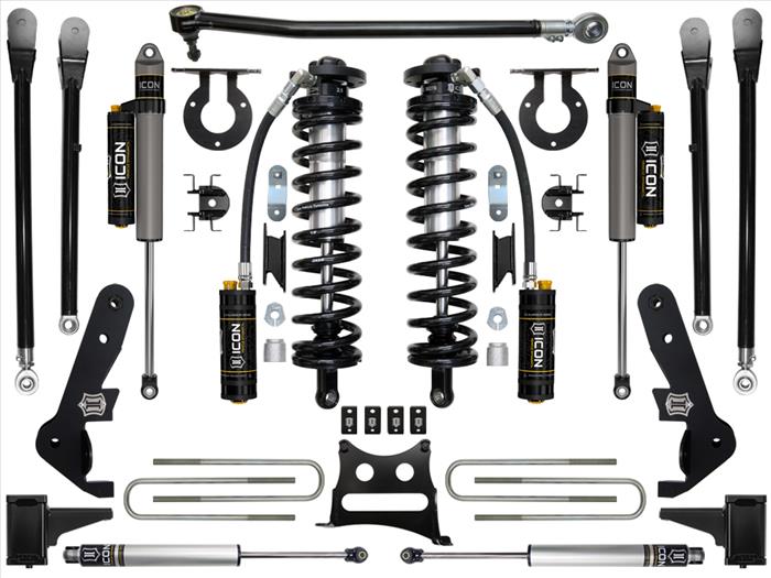 ICON 2017-2022 Ford F250/F350, 4-5.5" Lift, Stage 5 Suspension System