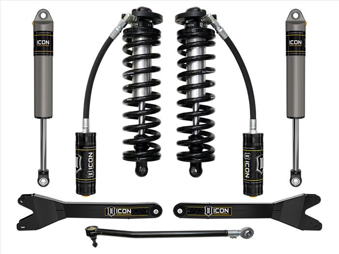 ICON 2023 Ford F-250/F-350 Super Duty 4WD, 2.5-3" Lift, Stage 2 Coilover Conversion System w/ Radius Arms