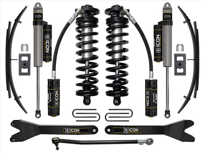 ICON 2023 Ford F-250/F-350 Super Duty 4WD, 2.5-3" Lift, Stage 3 Coilover Conversion System w/ Radius Arms & Expansion Packs