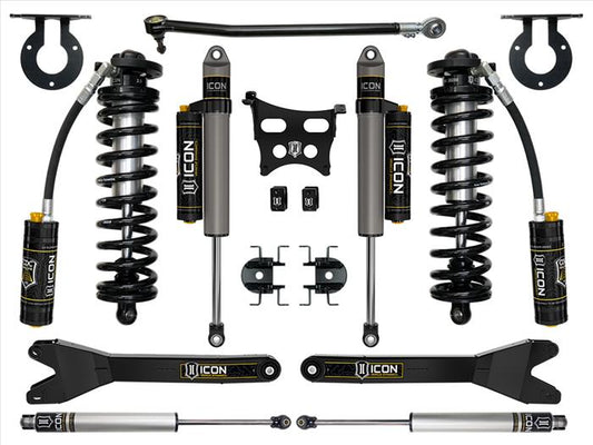 ICON 2023 Ford F-250/F-350 Super Duty 4WD, 2.5-3" Lift, Stage 4 Coilover Conversion System with Radius Arms