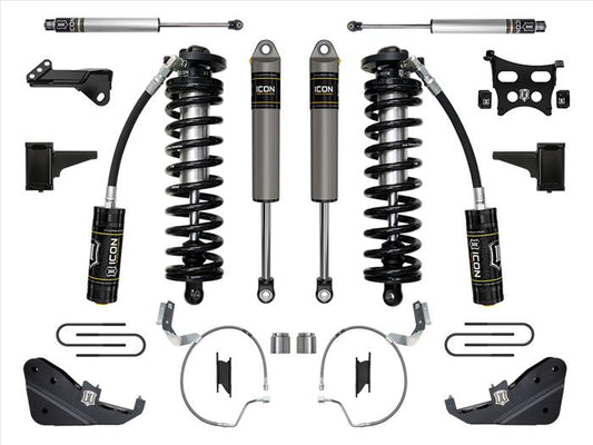 ICON 2023 Ford F-250/F-350 Super Duty 4WD, 4-5.5" Lift, Stage 3 Coilover Conversion System