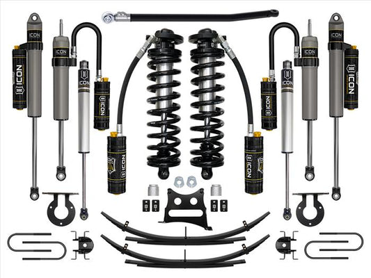 ICON 08-10 Ford F250/F350, 2.5-3" Lift, Stage 5 Coilover System w/ Leaf Springs