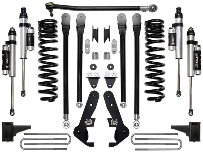 ICON 2017-2019 Ford F250/F350, 4.5" Lift, Stage 4 Suspension System