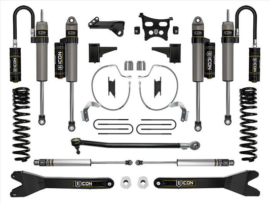 ICON 2023 Ford F-250/F-350 Super Duty 4WD Diesel, 4.5" Lift, Stage 4 Suspension System w/ Radius Arms