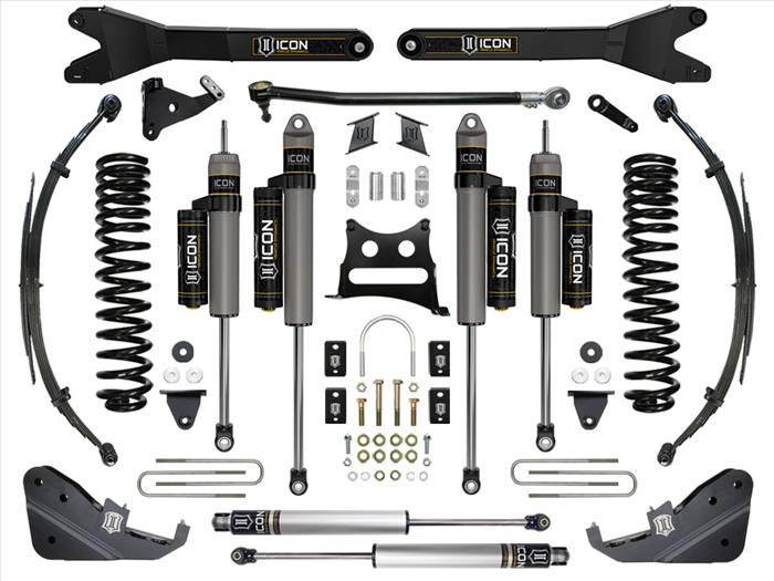 ICON 2017-2022 Ford F250/F350, 7" Lift, Stage 4 Suspension System, w/Radius Arm