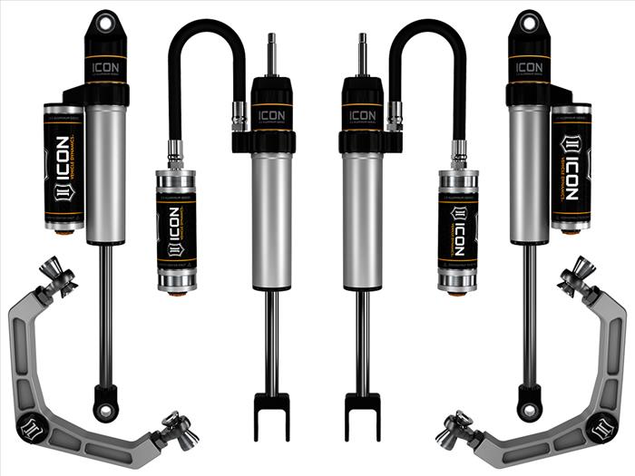 ICON 2020-Up GM 2500/3500 HD, 0-2" Lift, Stage 2 Suspension System, Billet UCA