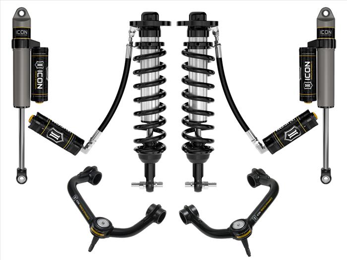 ICON 21-23 Ford F150 2WD, 0-3" Lift, Stage 4 Suspension System, Tubular UCA