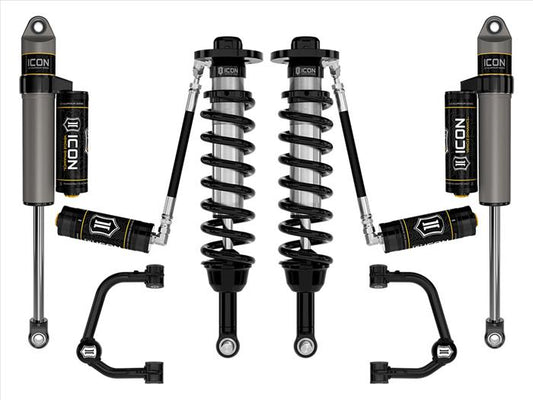 ICON 2021-2023 Ford F-150 4WD, 2.75-3.5" Lift, Stage 3 Suspension System, Tubular UCA