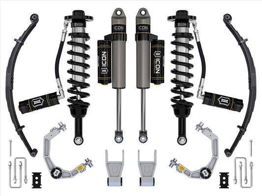 ICON 2021-2023 Ford F-150 Tremor, 2.5-3" Lift, Stage 3 Suspension System, Billet UCA w/ Leaf Packs