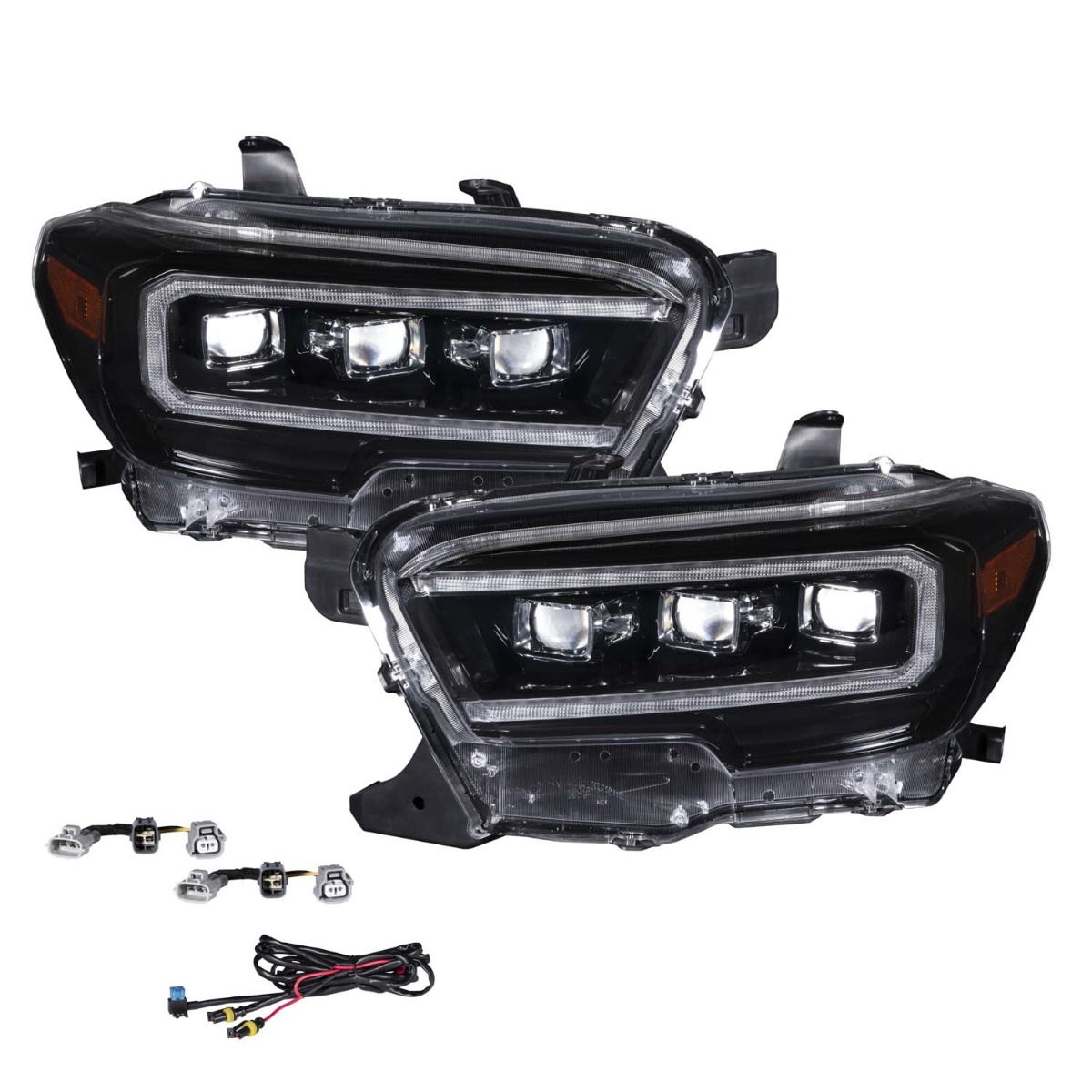 2016-2023 Toyota Tacoma Form Lighting Sequential Amber DRL LED Projector Headlights