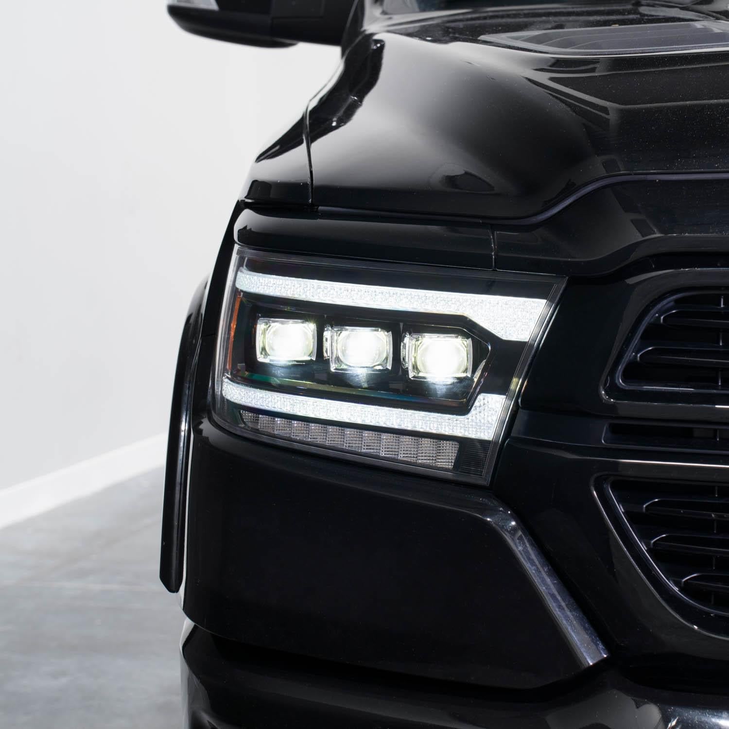 Full LED Headlight With DRL – Right Side For 2019-2023 Dodge Ram 1500 – KARPAL, Chrome Housing