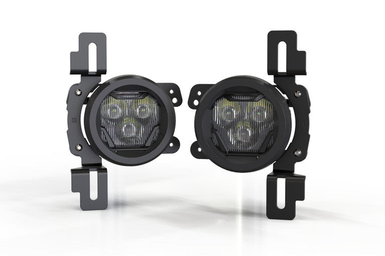 MORIMOTO 4BANGER LED FOG LIGHTS: JEEP WRANGLER JL / GLADIATOR JT (2018-2023)