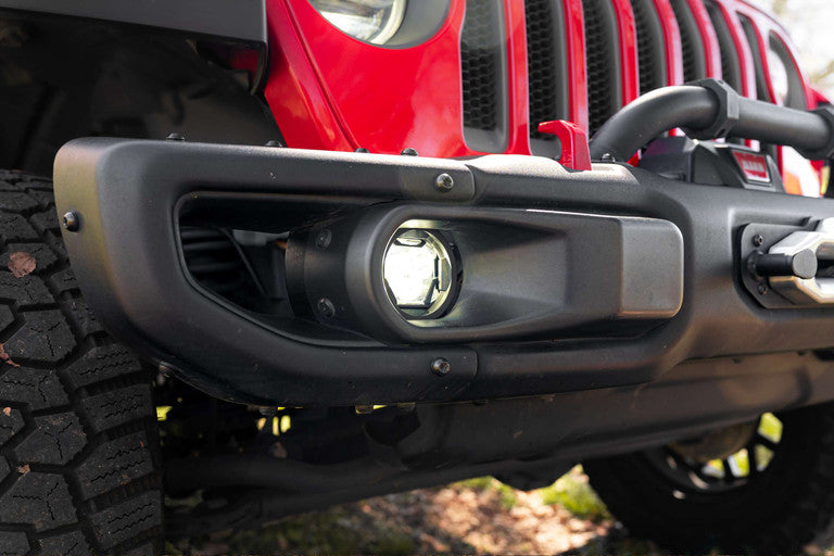 MORIMOTO 4BANGER LED FOG LIGHTS: JEEP WRANGLER JL / GLADIATOR JT (2018-2023)