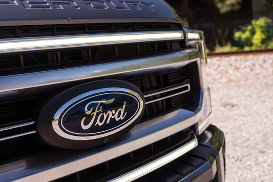 FORD SUPERDUTY F250/F350/F450 (2020-2022): MORIMOTO XBG LED DRL PLATINUM GRILLE INSERTS (White or Amber)