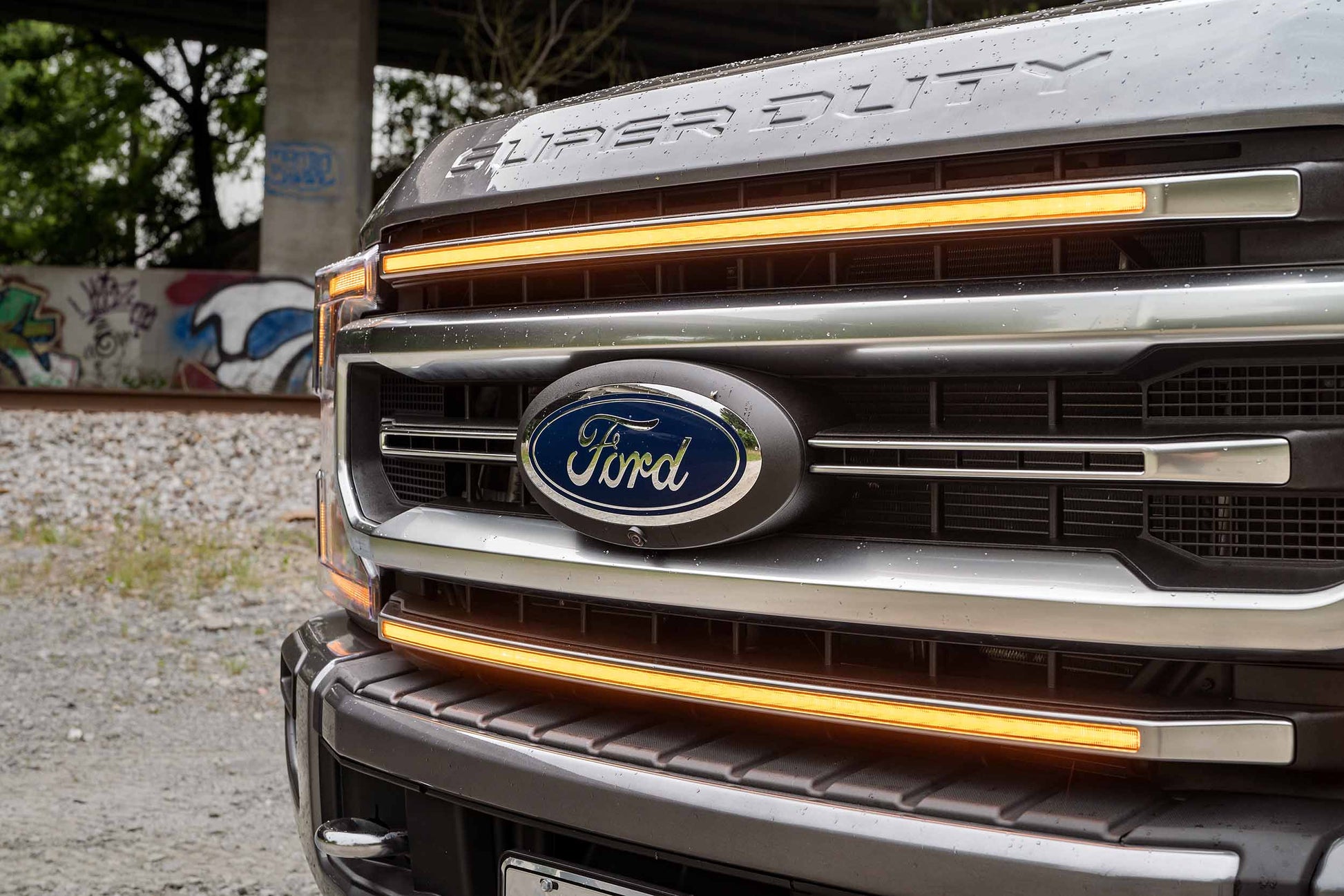 2020-2022 Ford Super Duty F250 Scanning LED Center Grill Accent Lights 2020-2022 Ford Super Duty F250 Scanning LED Center Grill Accent Lights
