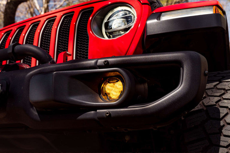 MORIMOTO 4BANGER LED FOG LIGHTS: JEEP WRANGLER JL / GLADIATOR JT (2018-2023)