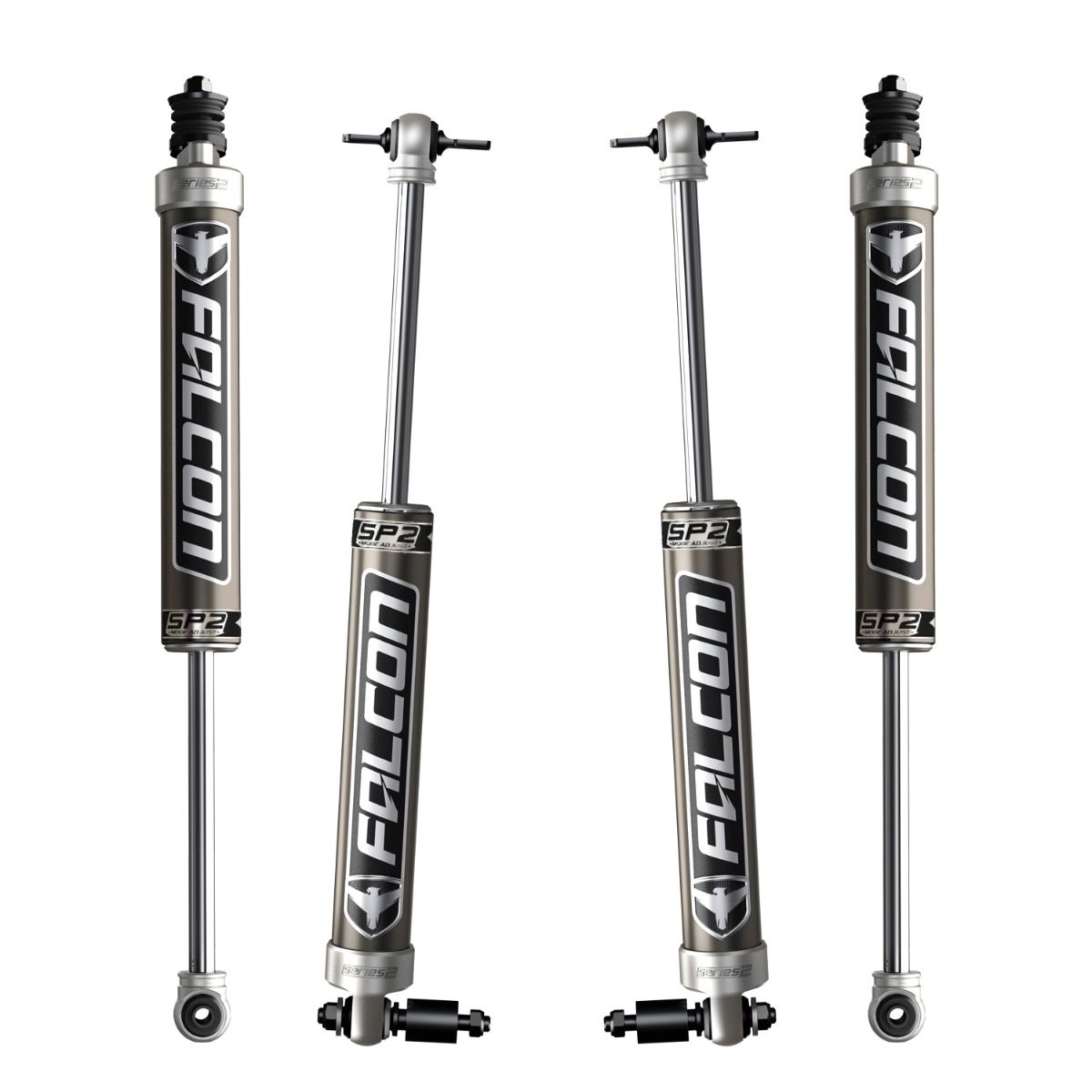 JK 2dr: Falcon SP2 2.1 Monotube Shock Kit (1.5?2.5" Lift)