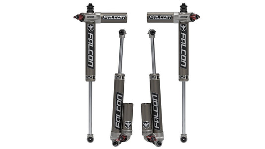 JK 4dr: Falcon SP2 3.3 Fast Adjust Piggyback Shock Kit (5?6? Lift)