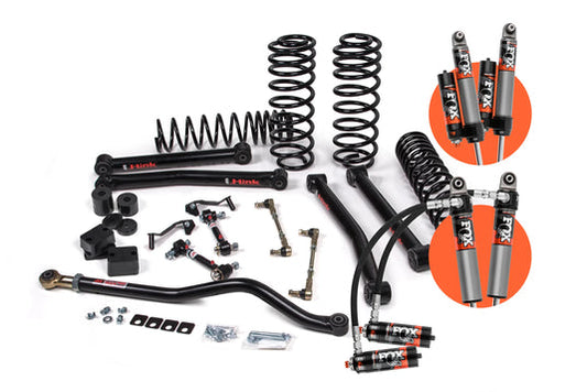 Fox | JKS 2020-2024 Jeep Wrangler JL 4 Door J-Konnect 3.5 Inch With Fox 2.5 Performance Elite Series Shocks - Diesel