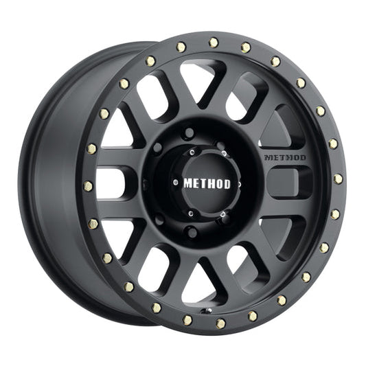 Method | MR309 Grid 18x9 +18mm Offset 8x180 130.81mm CB Matte Black Wheels