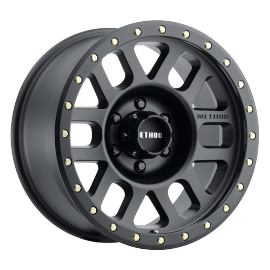 Method | MR309 Grid 18x9 0mm Offset 6x5.5 108mm CB Matte Black Wheels
