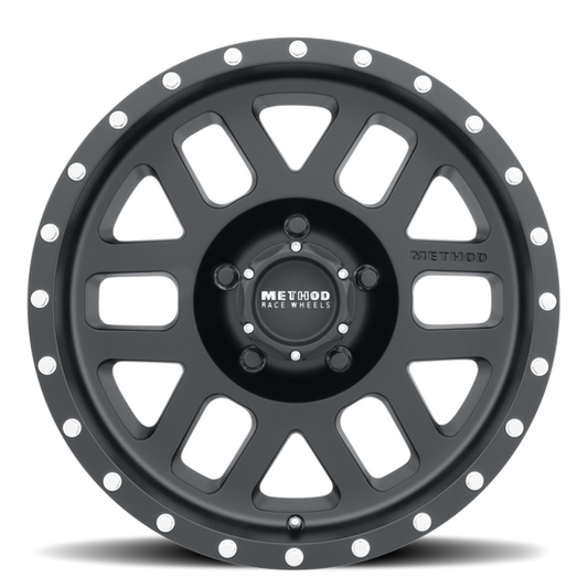 Method | MR306 Mesh 18x9 -12mm Offset 5x5 94mm CB Matte Black Wheels