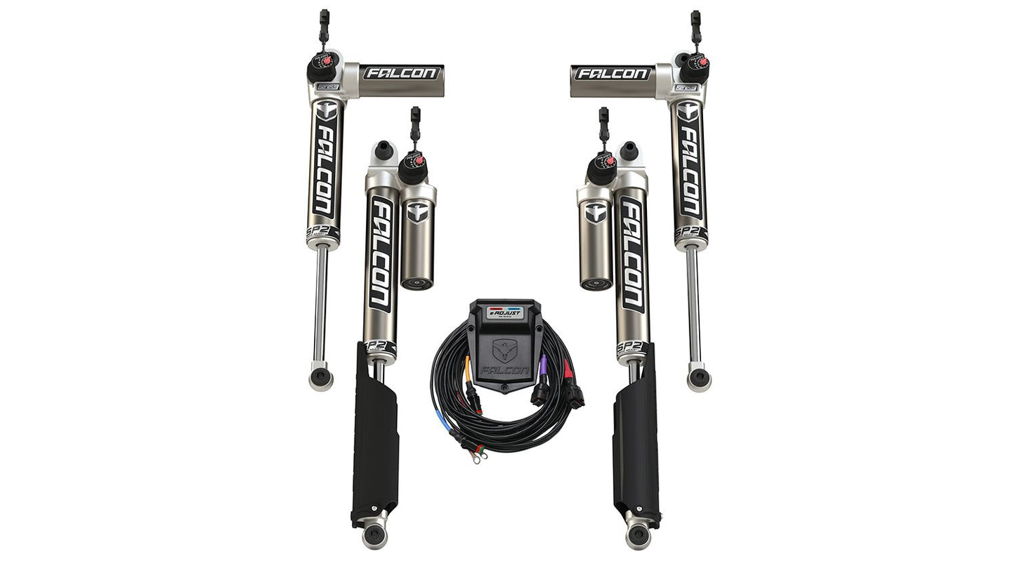 JL 2dr: Falcon SP2 3.5 e-Adjust Piggyback Shock Kit (0-1.5" Lift)