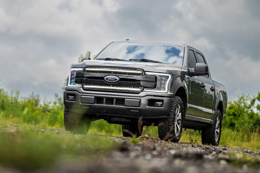 FORD F150 (2018-2020): MORIMOTO XBG LED DRL GRILLE (White or Amber)