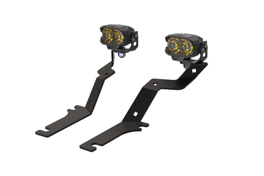 MORIMOTO 2BANGER LED A-PILLAR SYSTEM/DITCH LIGHTS: FORD F250/F350/F450 SUPER DUTY (2017-2022)