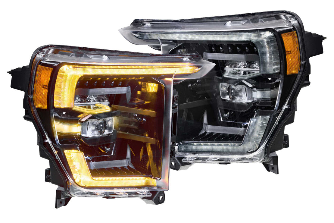 FORD F150 (2021-2023): MORIMOTO XB LED HEADLIGHTS AMBER DRL
