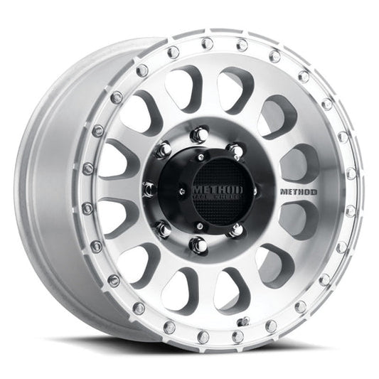 Method | MR315 18x9 +18mm Offset 8x6.5 130.81mm CB Machined/Clear Coat Wheels