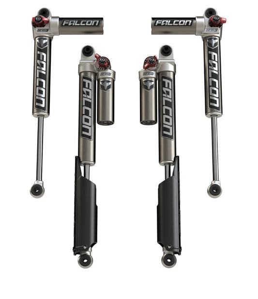 JL 4dr: Falcon Series 3.3 Fast Adjust Piggyback Shock Kit (0-1.5? Lift)
