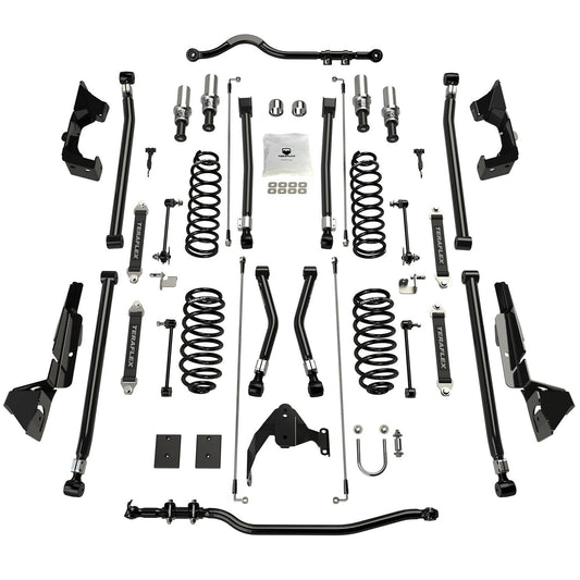 JK 2dr: 4" Alpine CT4 Prerunner Long Arm Suspension System ? No Shocks