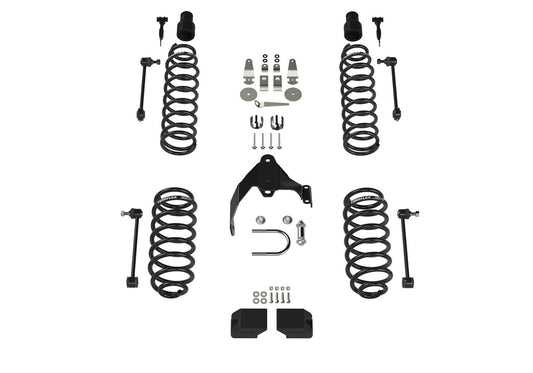 JK 2dr: 3" Coil Spring Base Lift Kit ? No Shocks