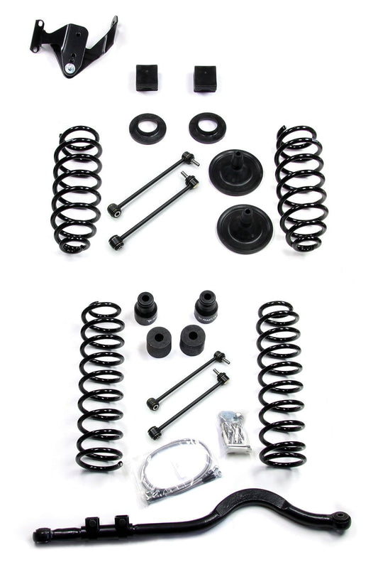 JK 4dr: 3" Coil Spring Lift Kit w/ Track Bar ? No Shocks